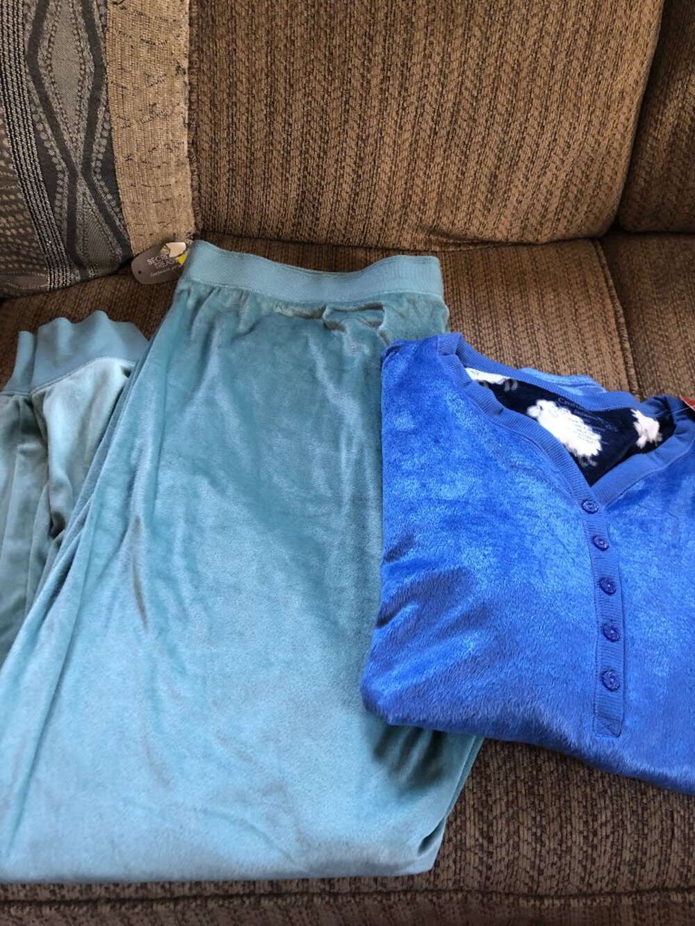 NWT LOT of 2 Pajamas - Secret Treasures 2X Pants & Croft & Barrow XXL Blue Top